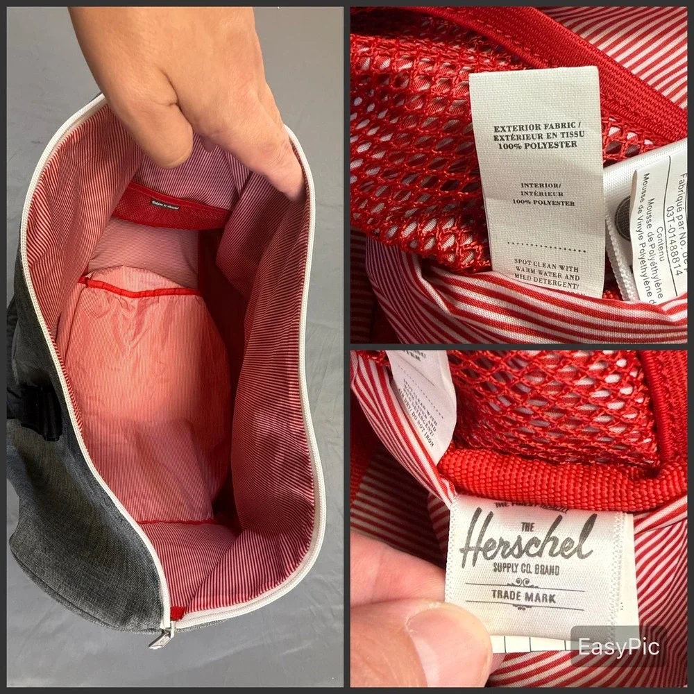 Herschel Supply Co Novel Duffle Bag Grey Heathered Weekender Shoe Compartment